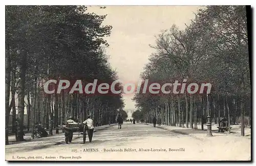 Ansichtskarte AK Amiens Boulevards Belfort Alsace Lorraine Beauville