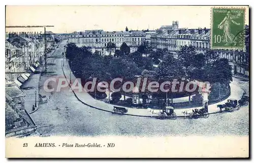 Cartes postales Amiens Place Rene Goblet