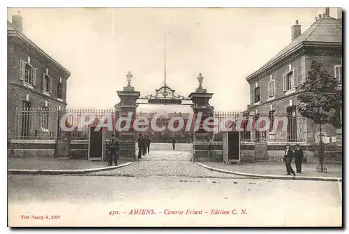 Cartes postales Amiens Caserne Friant