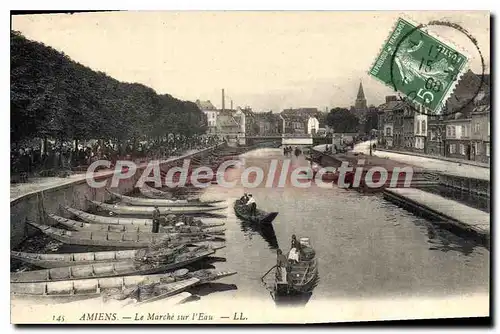 Cartes postales Amiens Le March� Sur I'Eau