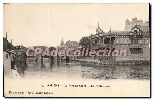 Ansichtskarte AK Amiens Le Pont Du Cange Sport Nautique