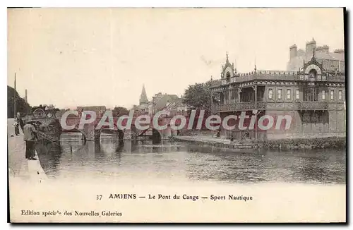 Cartes postales Amiens Le Pont Du Cange Sport Nautique