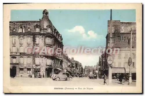 Ansichtskarte AK Amiens Rue De Noyon