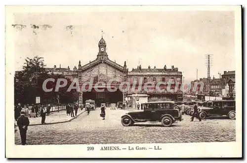 Cartes postales Amiens La Gare
