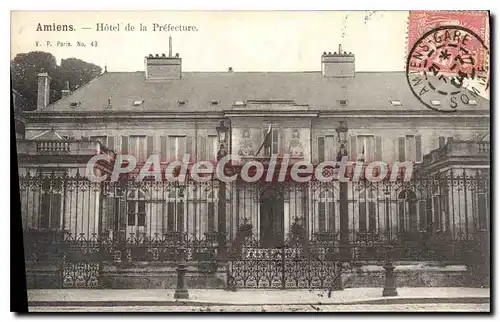 Cartes postales Amiens Hotel De La Prefecture