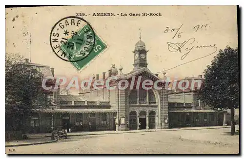 Cartes postales Amiens La Gare St Roch