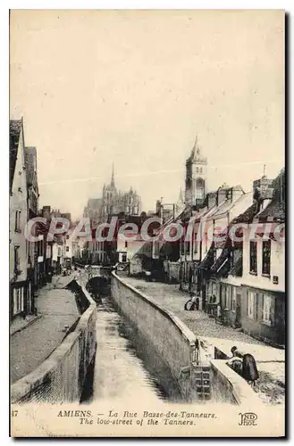 Cartes postales Amiens La Rue Basse Des Tanneurs