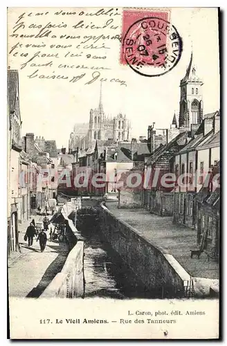 Cartes postales Le Vieil Amiens Rue Des Tanneurs