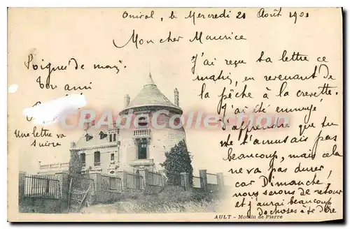 Cartes postales Ault Moulin De Pierre