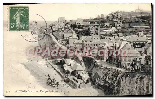 Cartes postales Ault Onival Vue Generale