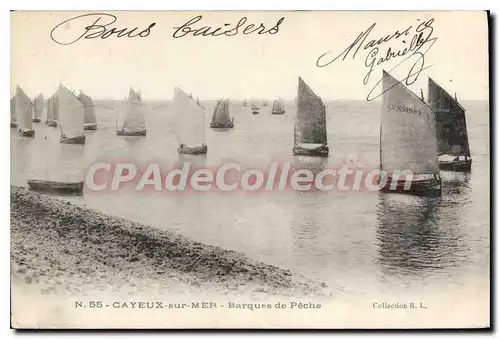 Ansichtskarte AK Cayeux Sur Mer Barques De Peche