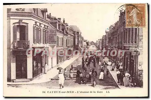 Cartes postales Cayeux Sur Mer L'Avenue De la Gare