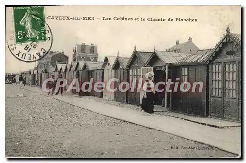 Cartes postales Cayeux Sur Mer Les Cabines Et le Chemin De Planches