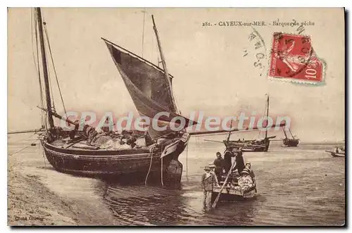 Cartes postales Cayeux Sur Mer Barques De Peche