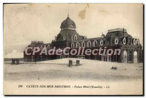 Cartes postales Cayeux Sur Mer Brighthon Palace Hotel ensabl�