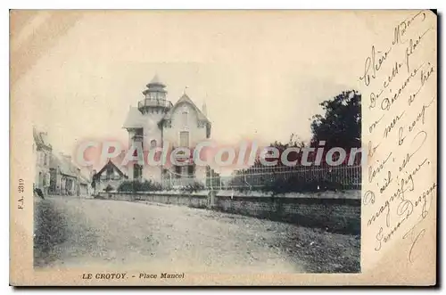 Cartes postales Le Crotoy Place Mancel