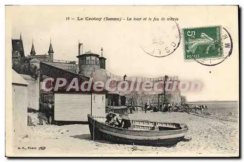 Cartes postales Le Crotoy La Tour Et Le Feu De Maree