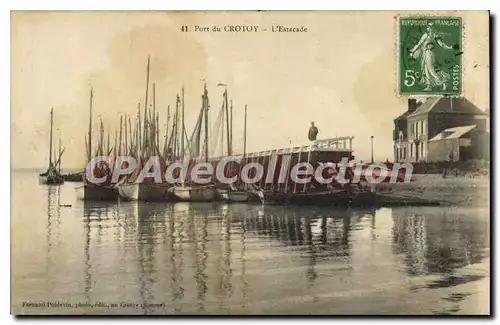 Cartes postales Le Crotoy L'Estacade Port