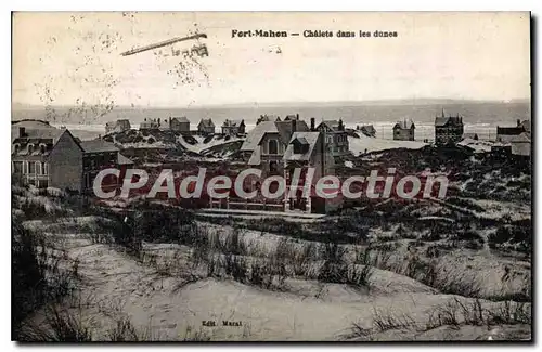Cartes postales Fort Mahon Chalets Dans Les Dunes