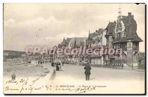 Cartes postales Mers Plage La Digue Et La Promenade
