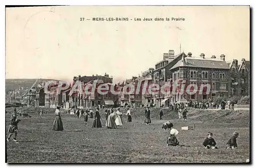 Cartes postales Mers Les Bains Les Jeux Dans La Prairie