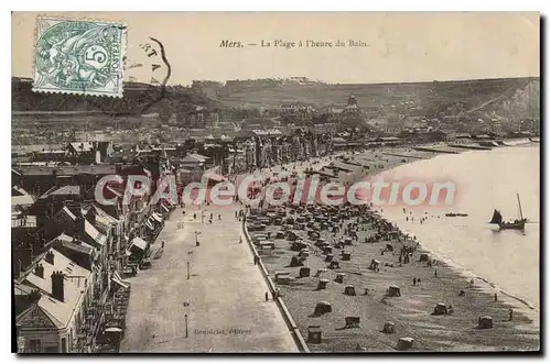 Cartes postales Mers La Plage � I'Heure Du Bain