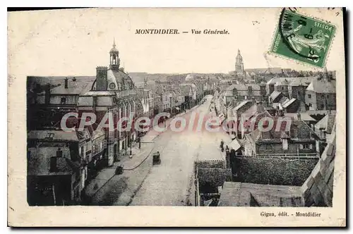 Cartes postales Montdidier Vue Generale