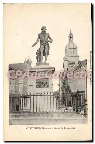 Cartes postales Montdidier Statue De Parmentier