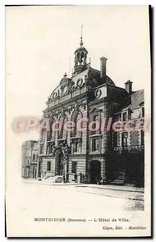 Cartes postales Montdidier L'Hotel De Ville