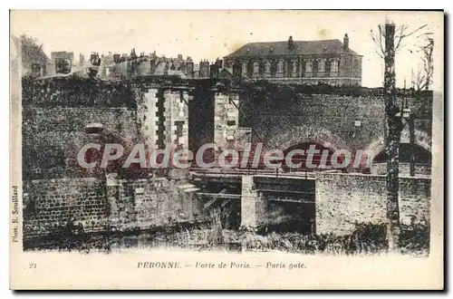 Cartes postales Peronne Porte De Paris