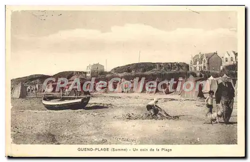 Cartes postales Quend Plage Un Coin De La plage