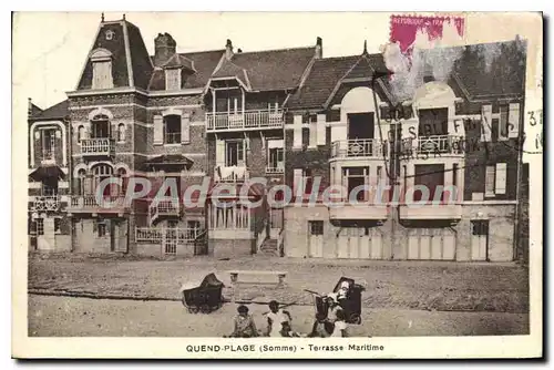 Cartes postales Quend Plage Terrasse Maritime