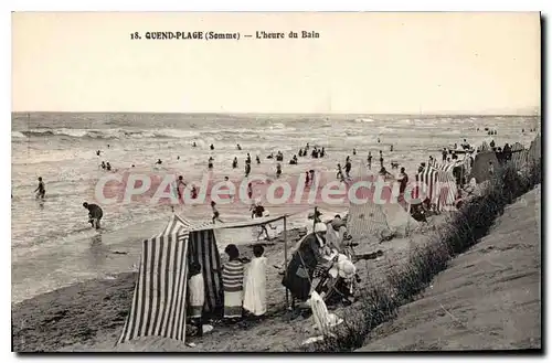 Cartes postales Quend Plage L'Heure Du Bain