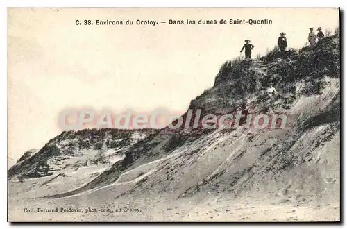 Cartes postales Crotoy Dans Les Dunes De Saint Quentin