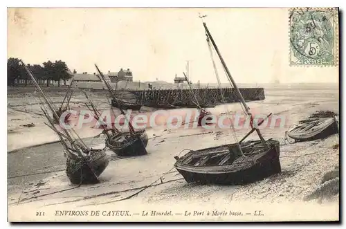 Cartes postales Cayeux Le Hourdel Le Port A Maree Basse