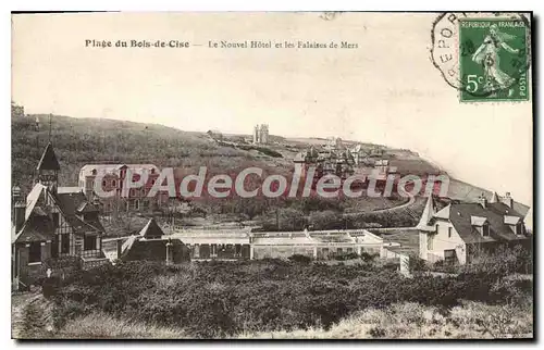 Cartes postales Bois De Cise Le Nouvel Hotel Et Les Falaises De Mers