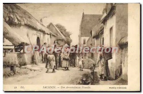 Cartes postales Salmson Une Arrestation En Picardie