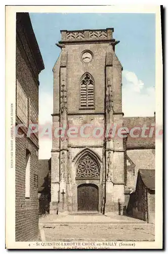 Cartes postales St Quentin Lamotte Croix Au Bailly portail de l'�glise