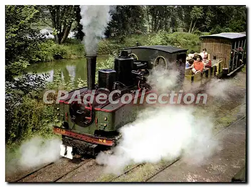 Moderne Karte Amiens Le Petit Train A Vapeur Froissy-Cappy-Dompierre locomotive Krauss 1918