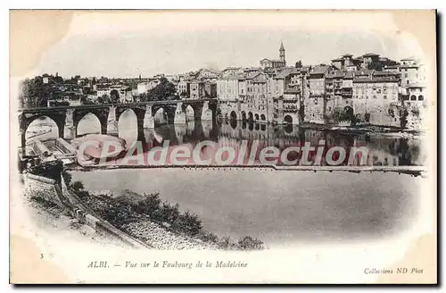 Ansichtskarte AK Albi Vue Sur Le Faubourg De La Madeleine