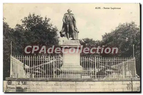 Cartes postales Albi Statue Laperouse