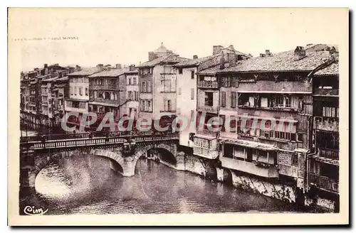 Ansichtskarte AK Castres Le Pont Neuf Et Vieilles Maisons