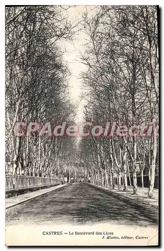 Cartes postales Castres Le Boulevard Des Lices