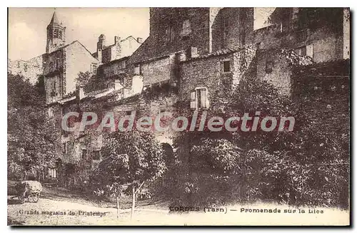 Cartes postales Cordes Promenade Sur La Lice