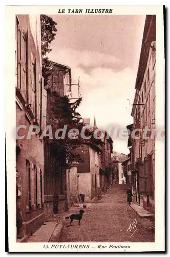 Cartes postales Puylaurens Rue Foulimou