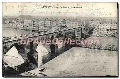 Cartes postales Montauban Le Pont Et Villebourbon