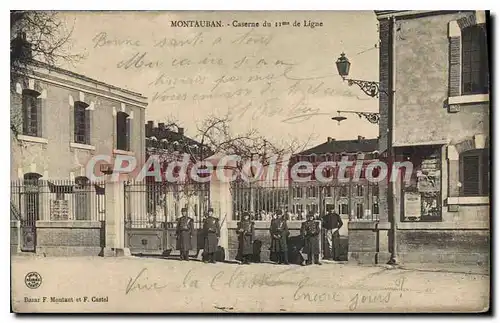 Cartes postales Montauban Caserne Du 11�me De Ligne