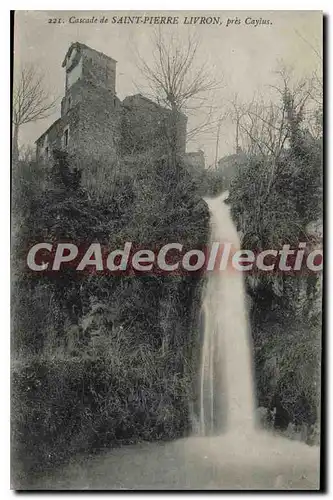 Cartes postales cascade Saint Pierre Livron Pres Caylus