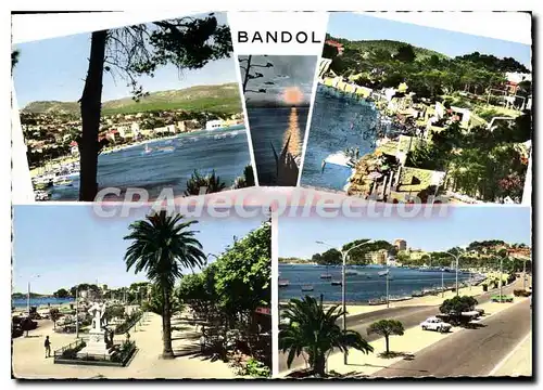 Moderne Karte Bandol Souvenir De