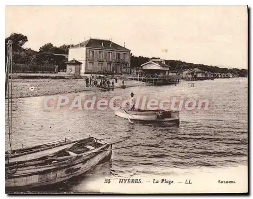 Cartes postales Hyeres La Plage